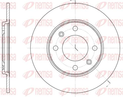 Remsa 6714.00 - Disque de frein cwaw.fr