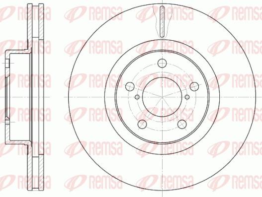 Remsa 6715.10 - Disque de frein cwaw.fr