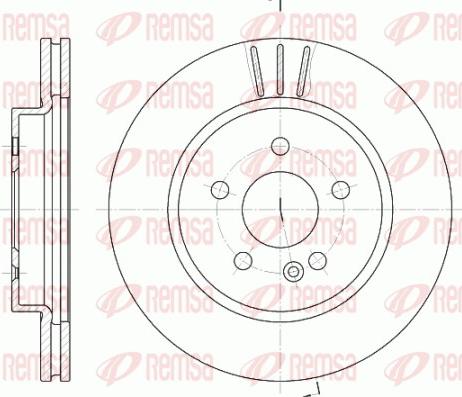 Remsa 6782.10 - Disque de frein cwaw.fr