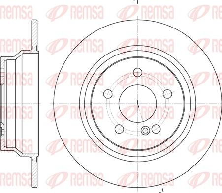 Remsa 6787.00 - Disque de frein cwaw.fr