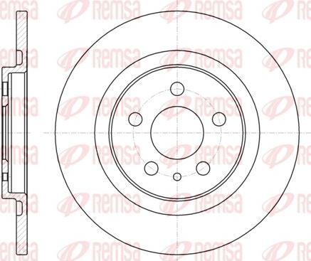 Remsa 6736.00 - Disque de frein cwaw.fr