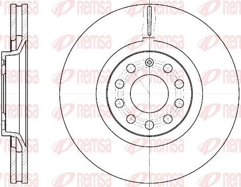 Remsa 6730.10 - Disque de frein cwaw.fr