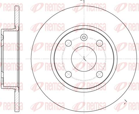 Remsa 6738.00 - Disque de frein cwaw.fr