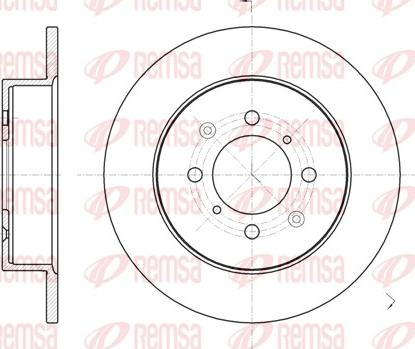 Remsa 6732.00 - Disque de frein cwaw.fr