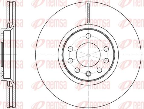 Remsa 6729.10 - Disque de frein cwaw.fr