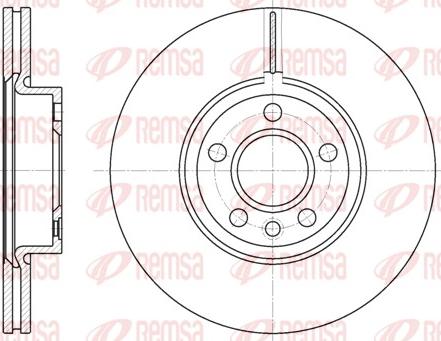 Remsa 6728.10 - Disque de frein cwaw.fr