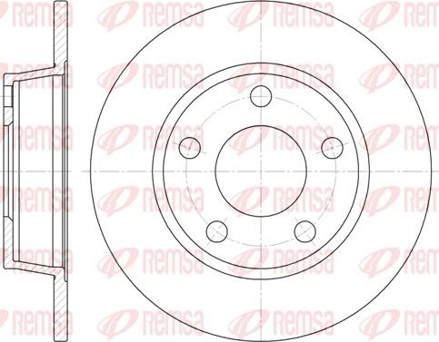 Remsa 6723.00 - Disque de frein cwaw.fr