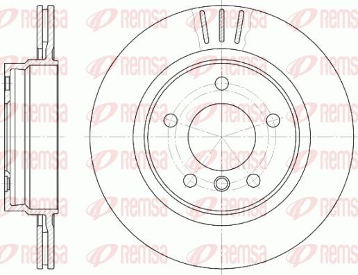 Remsa 6722.10 - Disque de frein cwaw.fr