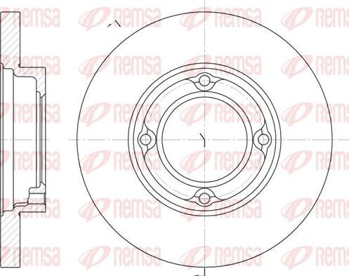 Remsa 6770.00 - Disque de frein cwaw.fr