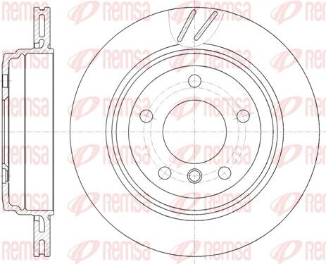 Remsa 6772.10 - Disque de frein cwaw.fr