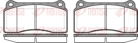 Remsa 0983.00 - Kit de plaquettes de frein, frein à disque cwaw.fr