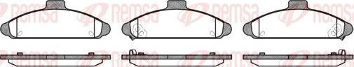 Remsa 0404.02 - Kit de plaquettes de frein, frein à disque cwaw.fr