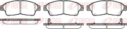 Remsa 0402.42 - Kit de plaquettes de frein, frein à disque cwaw.fr