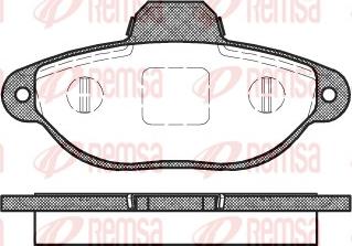 Remsa 0414.20 - Kit de plaquettes de frein, frein à disque cwaw.fr