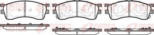 Remsa 0415.52 - Kit de plaquettes de frein, frein à disque cwaw.fr