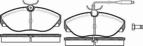 BOSCH F 026 000 051 - Kit de plaquettes de frein, frein à disque cwaw.fr