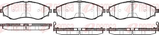 Remsa 0645.32 - Kit de plaquettes de frein, frein à disque cwaw.fr