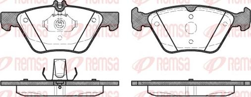 Remsa 0601.20 - Kit de plaquettes de frein, frein à disque cwaw.fr