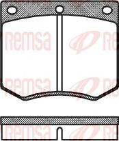 Remsa 0063.00 - Kit de plaquettes de frein, frein à disque cwaw.fr