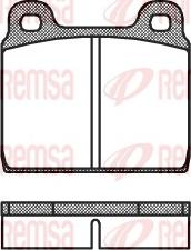 Remsa 0002.20 - Kit de plaquettes de frein, frein à disque cwaw.fr