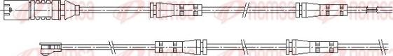 Remsa 001198 - Contact d'avertissement, usure des plaquettes de frein cwaw.fr