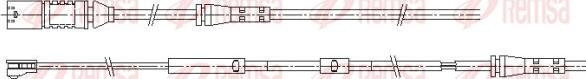 Remsa 001176 - Contact d'avertissement, usure des plaquettes de frein cwaw.fr