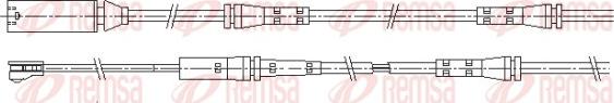 Remsa 001206 - Contact d'avertissement, usure des plaquettes de frein cwaw.fr