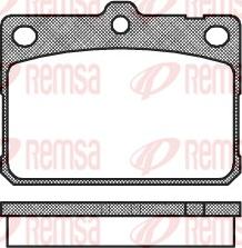 Remsa 0079.30 - Kit de plaquettes de frein, frein à disque cwaw.fr