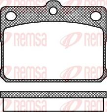 Remsa 0079.20 - Kit de plaquettes de frein, frein à disque cwaw.fr