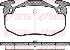 Remsa 0144.60 - Kit de plaquettes de frein, frein à disque cwaw.fr