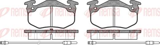 Remsa 0144.24 - Kit de plaquettes de frein, frein à disque cwaw.fr