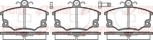 Remsa 0146.80 - Kit de plaquettes de frein, frein à disque cwaw.fr