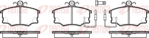 Remsa 0146.32 - Kit de plaquettes de frein, frein à disque cwaw.fr