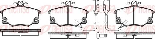 Remsa 0146.22 - Kit de plaquettes de frein, frein à disque cwaw.fr