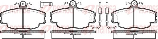 Remsa 0141.02 - Kit de plaquettes de frein, frein à disque cwaw.fr