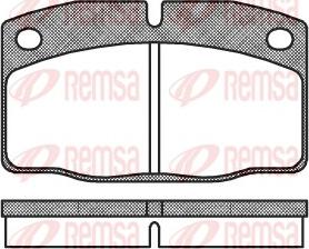 Remsa 0101.00 - Kit de plaquettes de frein, frein à disque cwaw.fr