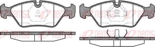 Remsa 0139.00 - Kit de plaquettes de frein, frein à disque cwaw.fr