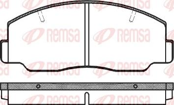 BOSCH 0986490110 - Kit de plaquettes de frein, frein à disque cwaw.fr