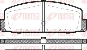 Remsa 0179.30 - Kit de plaquettes de frein, frein à disque cwaw.fr