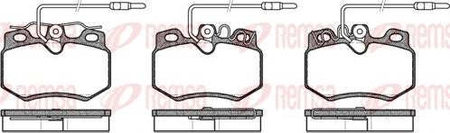 Remsa 0170.24 - Kit de plaquettes de frein, frein à disque cwaw.fr