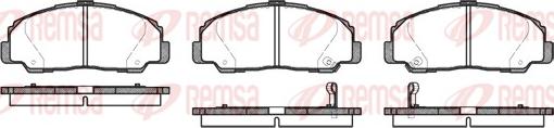 Remsa 0178.32 - Kit de plaquettes de frein, frein à disque cwaw.fr