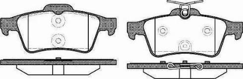 Remsa 842.40 - Kit de plaquettes de frein, frein à disque cwaw.fr