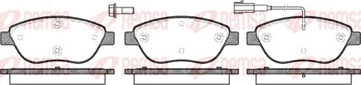 Remsa 0859.01 - Kit de plaquettes de frein, frein à disque cwaw.fr