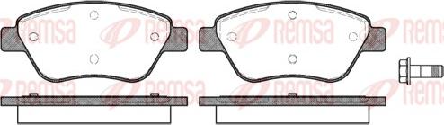 Remsa 0858.10 - Kit de plaquettes de frein, frein à disque cwaw.fr