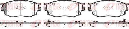 Remsa 0800.22 - Kit de plaquettes de frein, frein à disque cwaw.fr