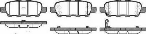 Remsa 876 21 - Kit de plaquettes de frein, frein à disque cwaw.fr