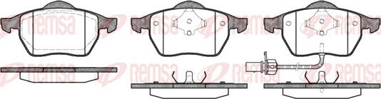 Remsa 0390.11 - Kit de plaquettes de frein, frein à disque cwaw.fr