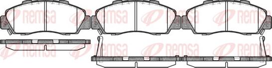 Remsa 0351.32 - Kit de plaquettes de frein, frein à disque cwaw.fr