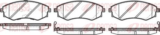 Remsa 0318.42 - Kit de plaquettes de frein, frein à disque cwaw.fr