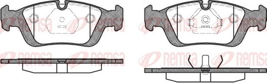 Remsa 0384.00 - Kit de plaquettes de frein, frein à disque cwaw.fr